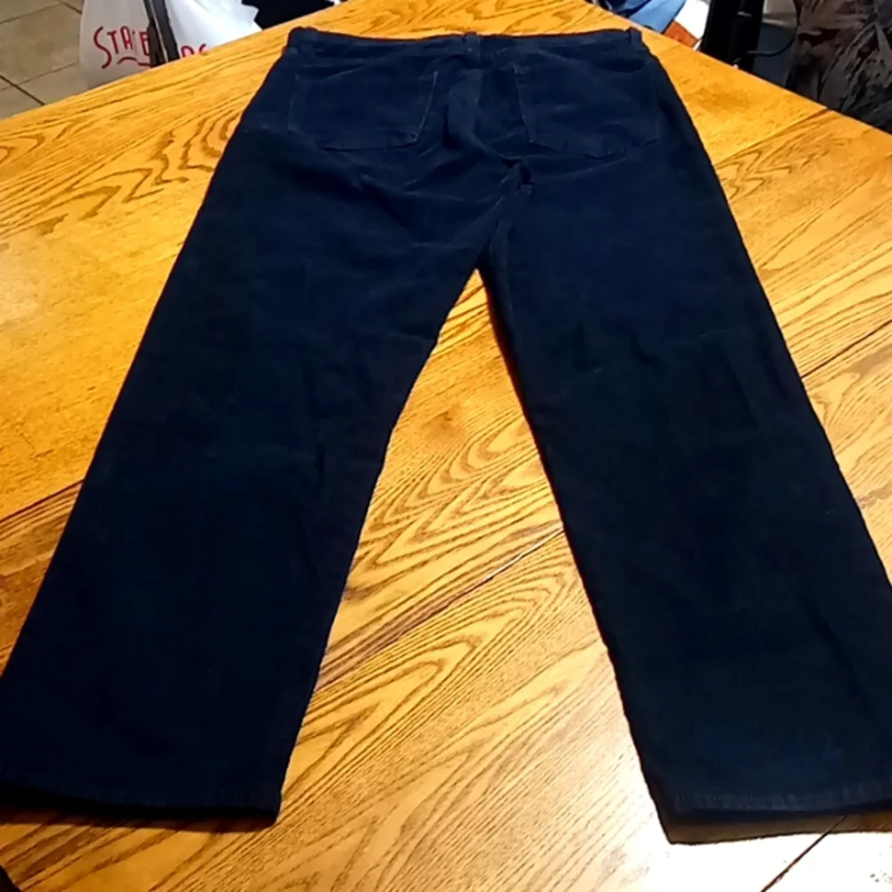 J. CREW Mens Pants BLACK 29 x 30 CORDUROY Preowned CLASSIC STRAIGHT JCREW